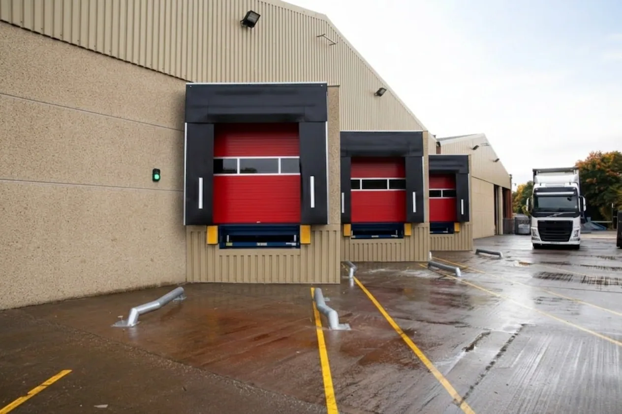 The finished result of professional loading dock repair: the completed work looking clean, correct — Dayton, OH