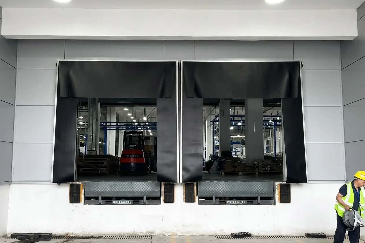 The finished result of professional loading dock repair: the completed work looking clean, correct — Dayton, OH