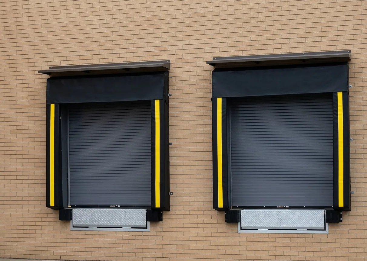 The finished result of professional loading dock repair: the completed work looking clean, correct — Dayton, OH