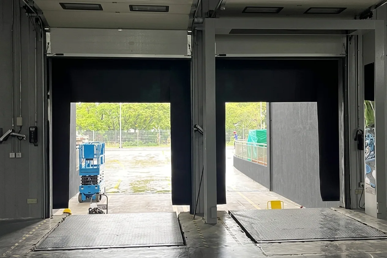 The finished result of professional loading dock repair: the completed work looking clean, correct — Dayton, OH