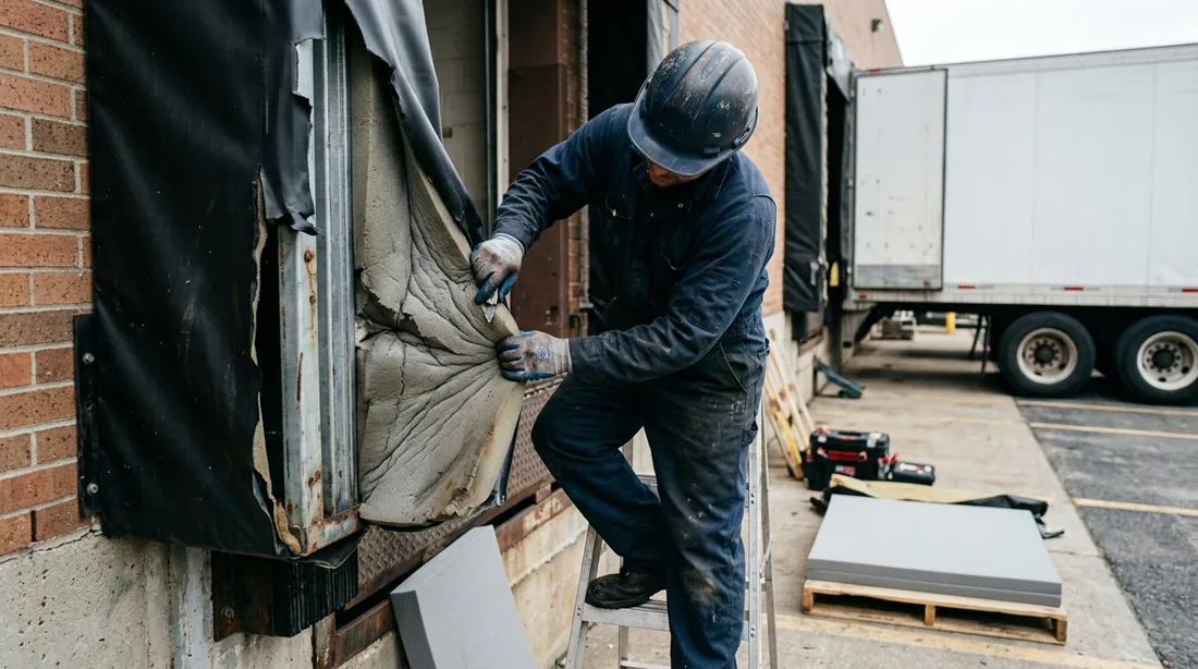 Compression-set foam no longer returns to shape and cannot seal regardless of the cover — Dayton, OH