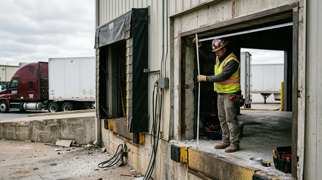 Door dimensions, required projection and the mix of trailers using the position — Dayton, OH